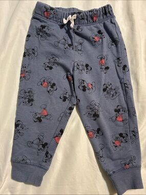 jumping beans Blue Mickey Mouse Joggers with Pink Accents